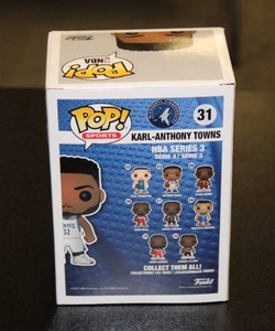 Pop Funko Figure #31 Minnesota Timberwolves Karl Anthony Towns