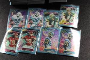 1995 Finest Football Card Lot  Marshall Faulk & Issac Bruce Rookie Cards