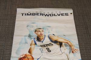 Minnesota Twins Team Produced Zach LaVine Double Sided Banner