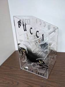 lot 408 image: Locking Plastic Display Case (Bucci Santa Cruz)
