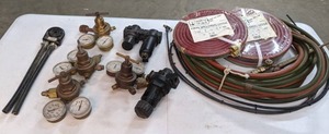 lot 1234 image: Welding Supplies, Hoses (Anchor Brand), Regulators and More