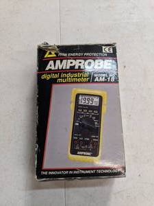 lot 1242 image: Amprobe Digital Industrial Multimeter, Model AM-18