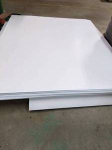 lot 2821 image: Lot of .040 White Styrene Sheets