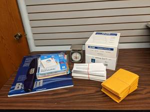 lot 262 image: Shipping Supplies Envelopes, Postage Scale, Dividers and More