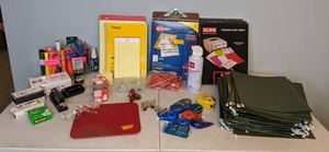 lot 265 image: Office Supplies Notepads, StaplerStaples, Highlighters and More