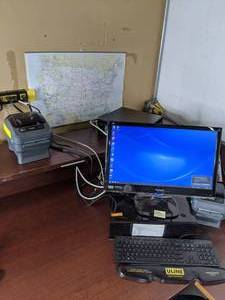 lot 92 image: Desktop Computer and (2) Zebra Shipping Label Printers