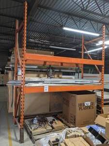 lot 132 image: Industrial Pallet Rack Shelving Unit