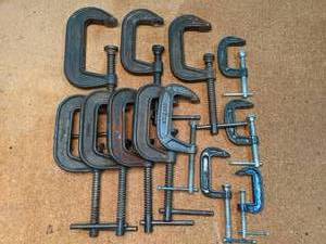 lot 176 image: Collection of 12 C-Clamps (2, 3, 4)