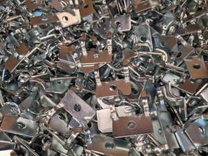 lot 188 image: Large Lot of Metal Backplates