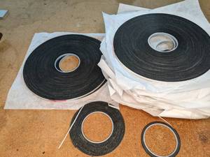 lot 192 image: Lot of Self Adhesive Gasket Tape Rolls
