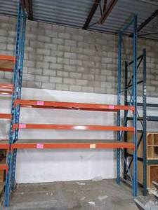 lot 689 image: Pallet Racking - Blue & Orange