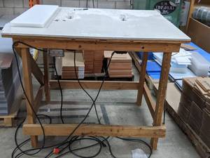 lot 578 image: Dual Router Table with Routers