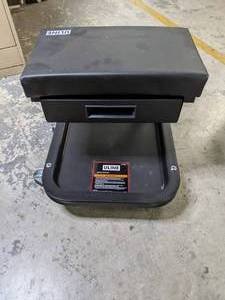 lot 645 image: ULINE Rolling Tool Seat - Black