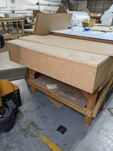 lot 651 image: Workbench with Pegboard