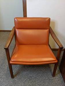 lot 660 image: Lovely Orange Arm Chair
