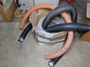 lot 438 image: Heavy Duty Vacuum Hose and Flex Connectors