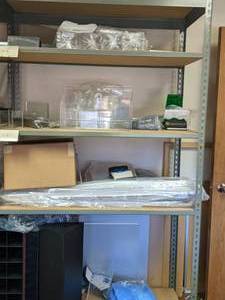 lot 334 image: Set of (2) Shelves & Contents