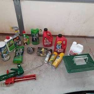 small garbage can full of household...