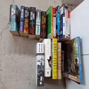 Lot of books, hardcover and paperba...