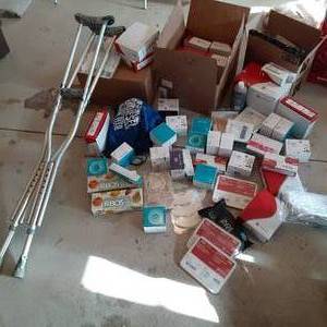 Large lot of medical items such as ...