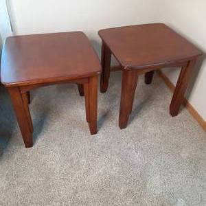 2 end tables 242424...