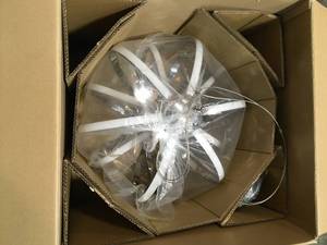 Artika Meridian 30-Watt Integrated LED Black Pendant open box customer Return see pictures