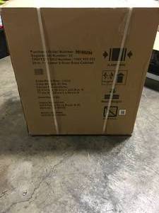 Husky Ready-to-Assemble 24-Gauge Steel 1-Drawer 2-Door Garage Base Cabinet in Black (28 in. W x 33 in. H x 18 in. D) not used see pictures