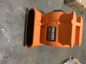Ridgid 1625 CFM Blower Fan Air Mover with Handle and Wheels see pictures