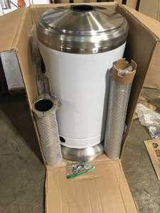 Hampon Bay 48000 BTU Stainless Steel Patio Heater no used see pictures