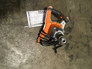 Ridgid Single-Paddle Mixer open box customer return see pictures