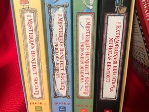 lot 81 image: Boxed set of The Mysterious Benedict Society Paperback Books plus 1 more
