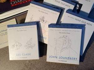 lot 82 image: Disney Character Guide  Nine Old Men Flipbook Set