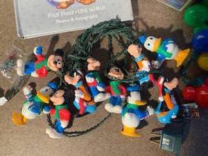 lot 95 image: Disney Collectible Books and Mickey Mouse Lights