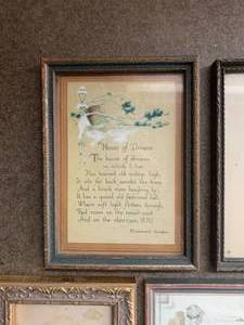 lot 100 image: 5 Framed Quotes from the 1920s