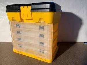 lot 111 image: Storage container with removable drawers