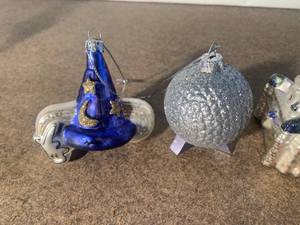 lot 99 image: Disney Glass Ornaments