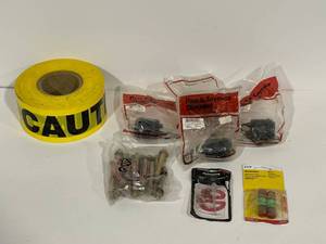 Anchor Bolts, Caution Tape, Fuses, Light Sockets