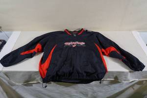 Vintage Detroit Red Wings Pull Over Windbreaker