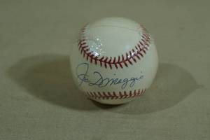 Joe DiMaggio Signed Baseball