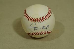 Willie Mays Signed Baseball
