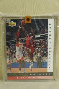1992-93 Upper Deck Authenticated Michael Jordan Large Format Card 2915000