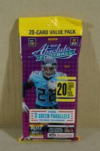 Fat Pack of 2021 Panini Absolute Football Cards - KABOOM