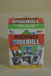 Blaster Box of 2021 Topps Archives Baseball Card Packs