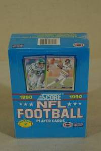 Box of 1990 Score Series 2 Football Card Packs
