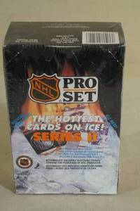 Box of 1990-91 Pro Set Series 2 Hockey Card Packs