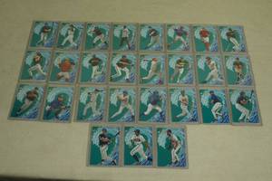 Complete Set of 1997 Flair Showcase Wave of the Future Inserts - David Ortiz RC