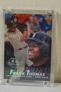 1997 Flair Showcase Frank Thomas Row 0 Seat 35 Card
