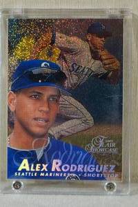 1997 Flair Showcase Alex Rodriguez Row 0 Seat 3 Card