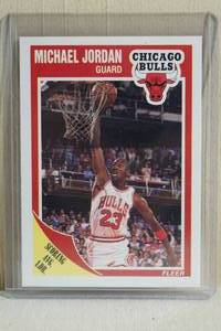 1989-90 Fleer Michael Jordan #21 Basketball Card