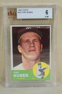 1963 Topps Tony Kubek #20 - BVG 6
